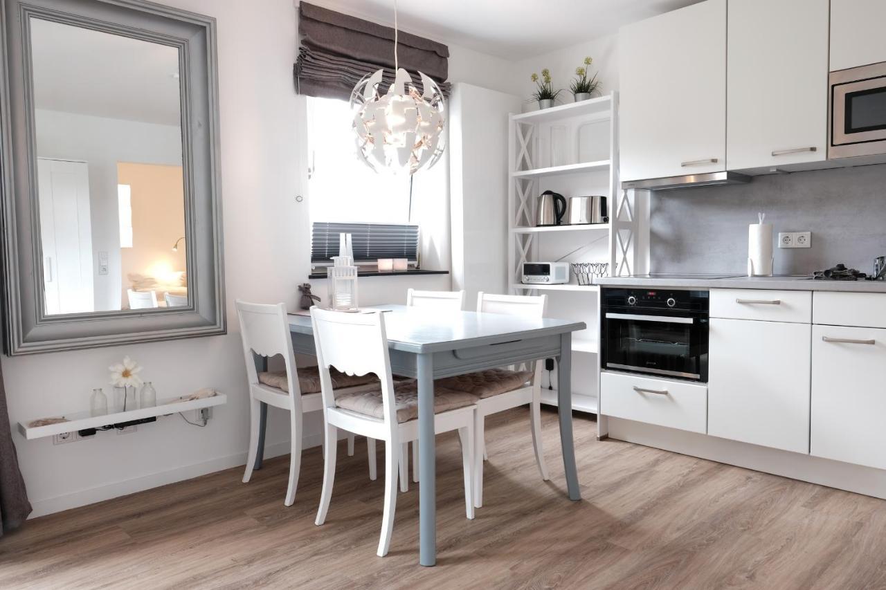 Fewo1846 Strandresidenz Wassersleben - Muschelnest - Stilvolles Studioapartment Mit Balkon ฮาร์ริสลี ภายนอก รูปภาพ