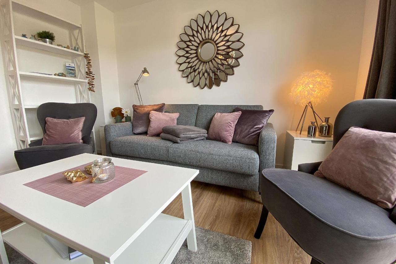 Fewo1846 Strandresidenz Wassersleben - Muschelnest - Stilvolles Studioapartment Mit Balkon ฮาร์ริสลี ภายนอก รูปภาพ
