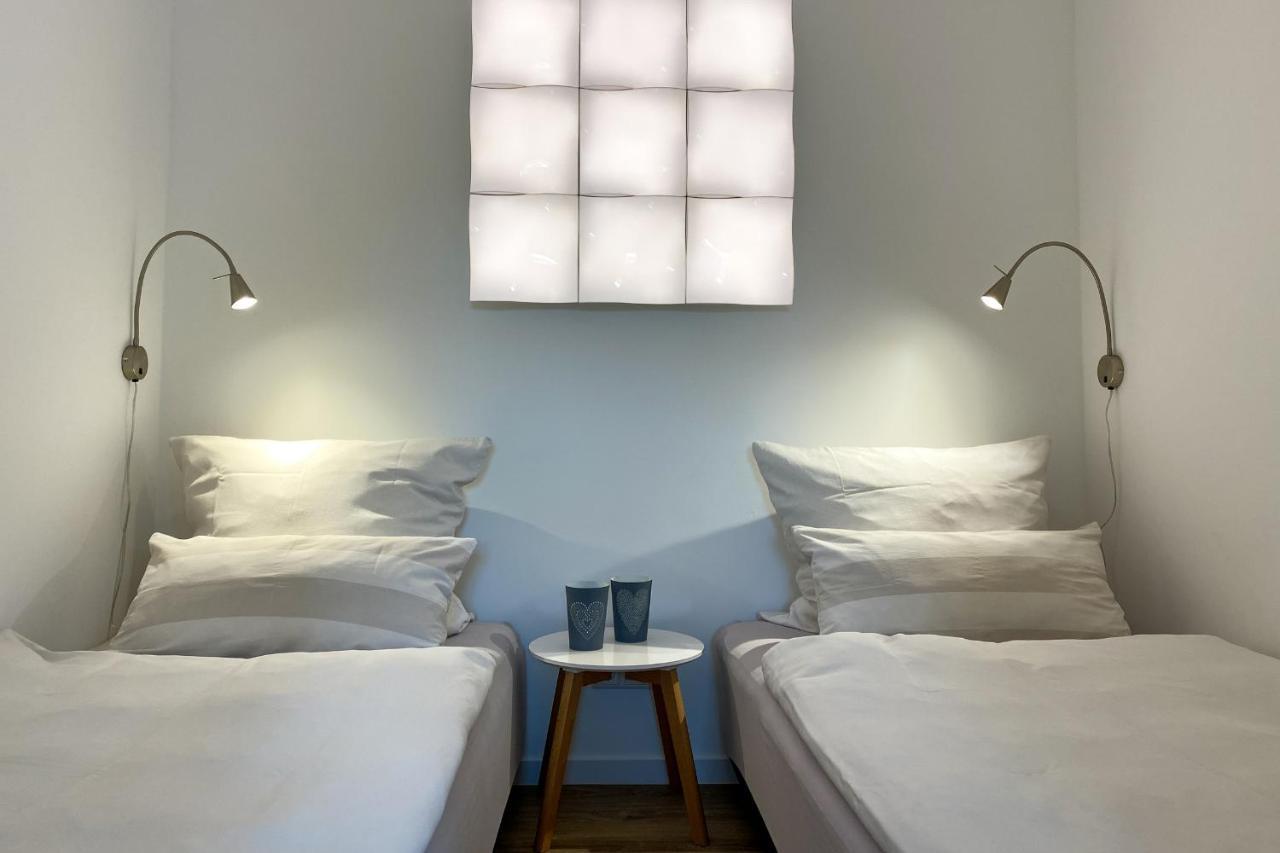 Fewo1846 Strandresidenz Wassersleben - Muschelnest - Stilvolles Studioapartment Mit Balkon ฮาร์ริสลี ภายนอก รูปภาพ
